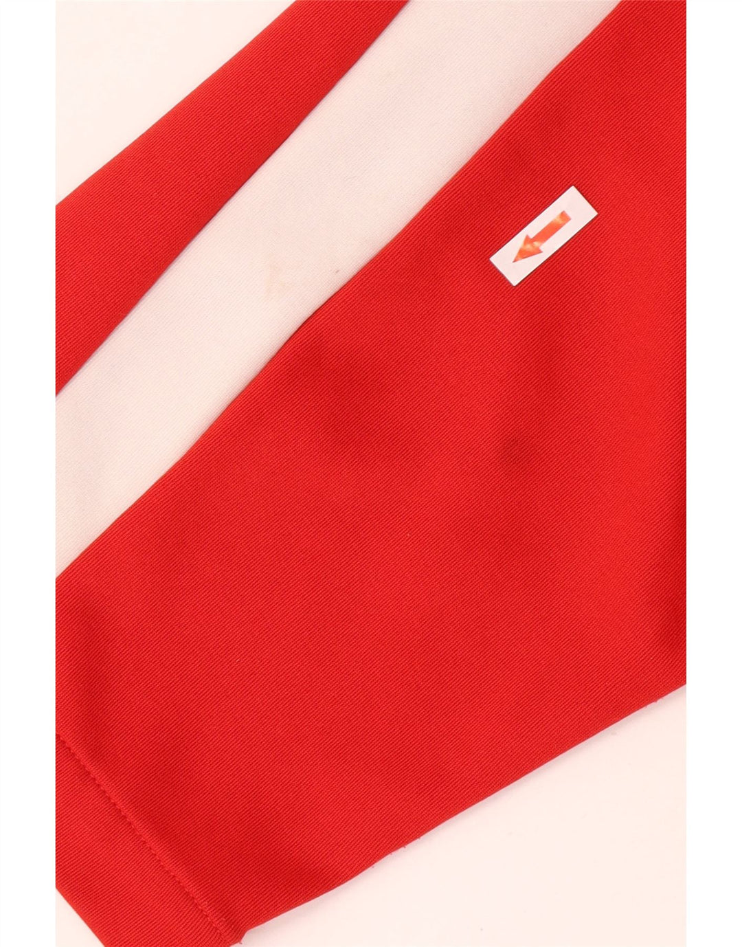 Puma Mujer Retro Chándal Top Chaqueta UK 14 Medium Rojo Colorblock