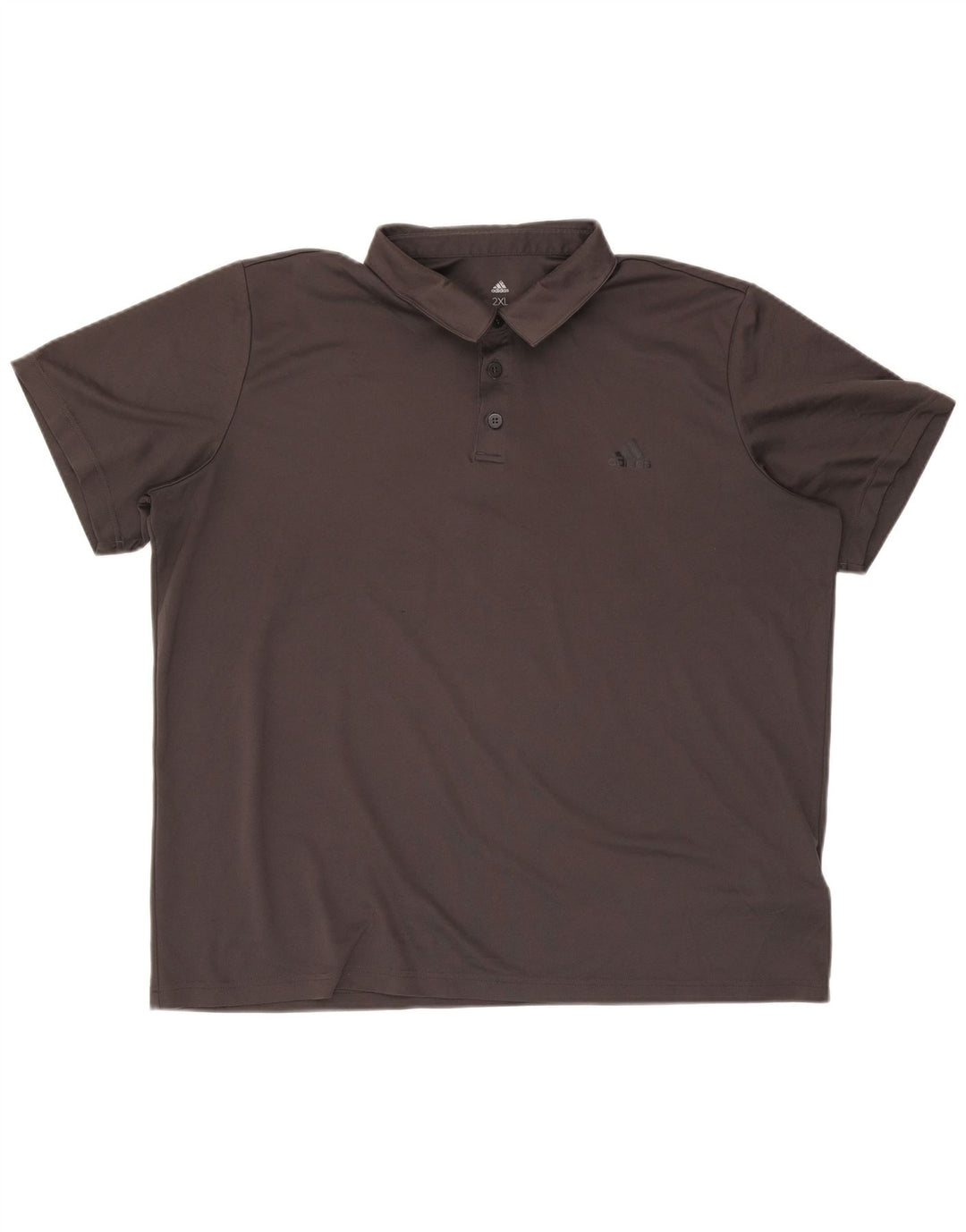 Adidas Mens Climalite Polo Shirt 2XL Gris Poliéster