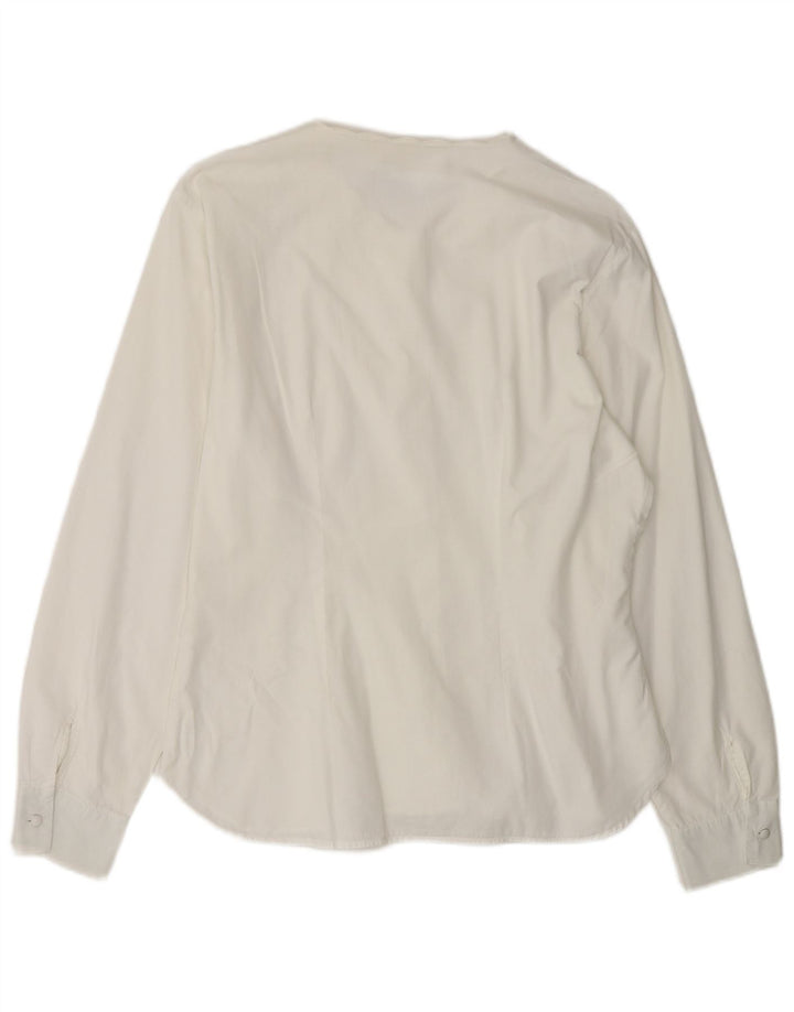 NUOVA CITTA Womens Shirt Blouse UK 16 Large White