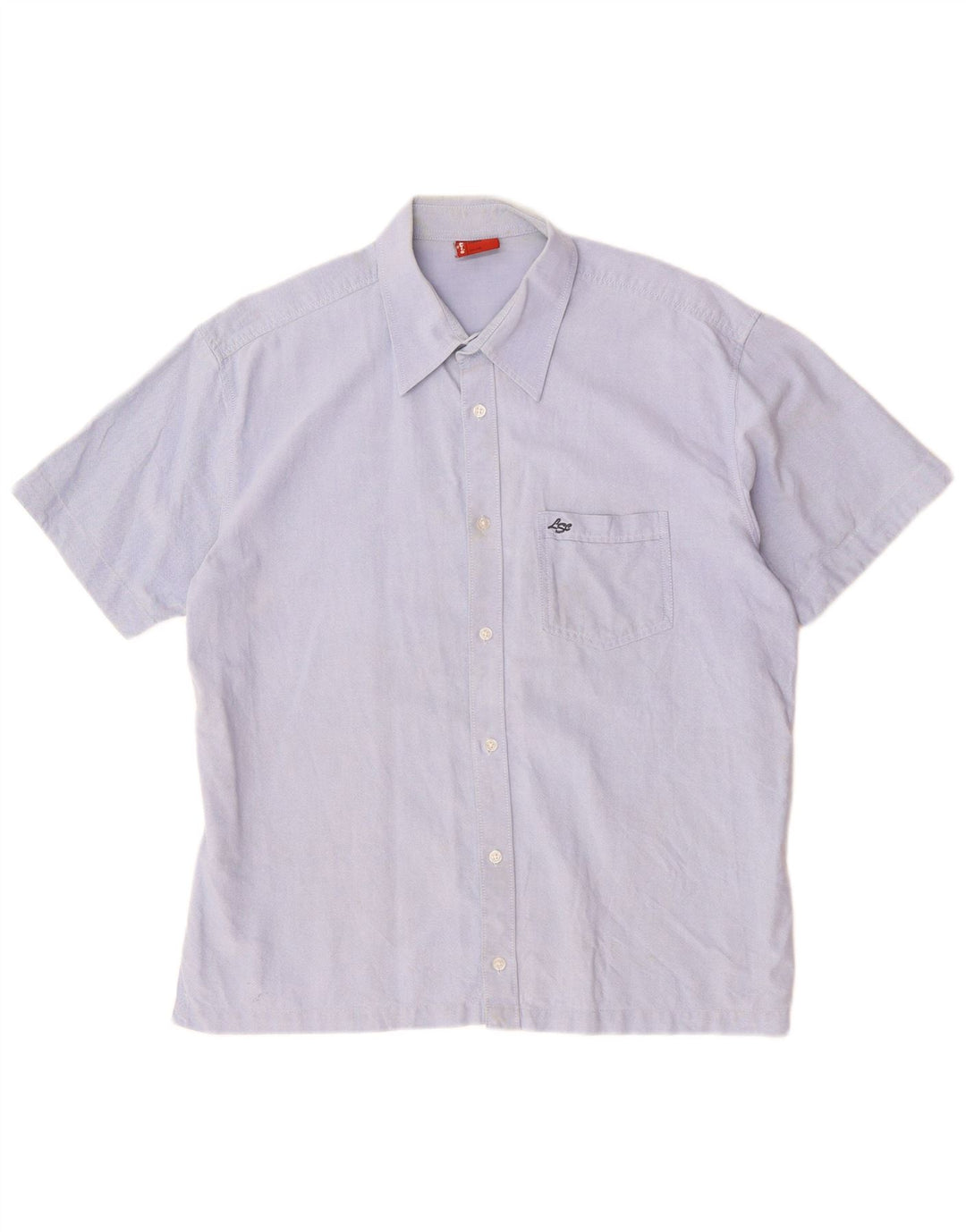 LEVI'S Camisa de manga corta para hombre grande azul