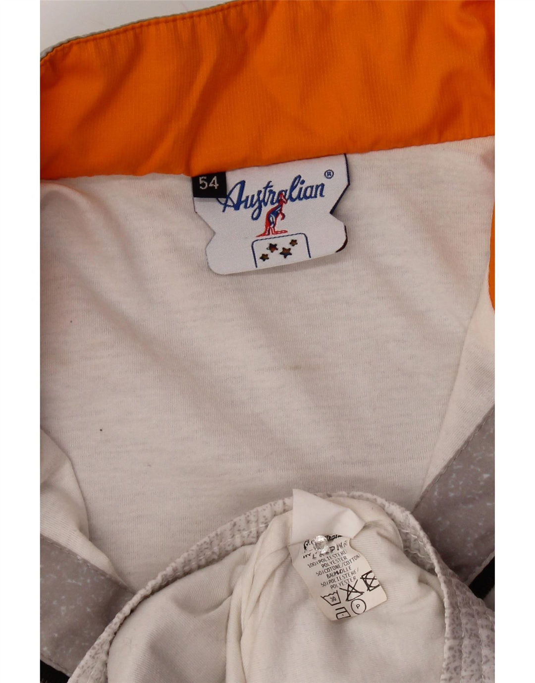 AUSTRALIAN L'ALPINA Chaqueta de chándal para hombre IT 54 XL Gris moteado