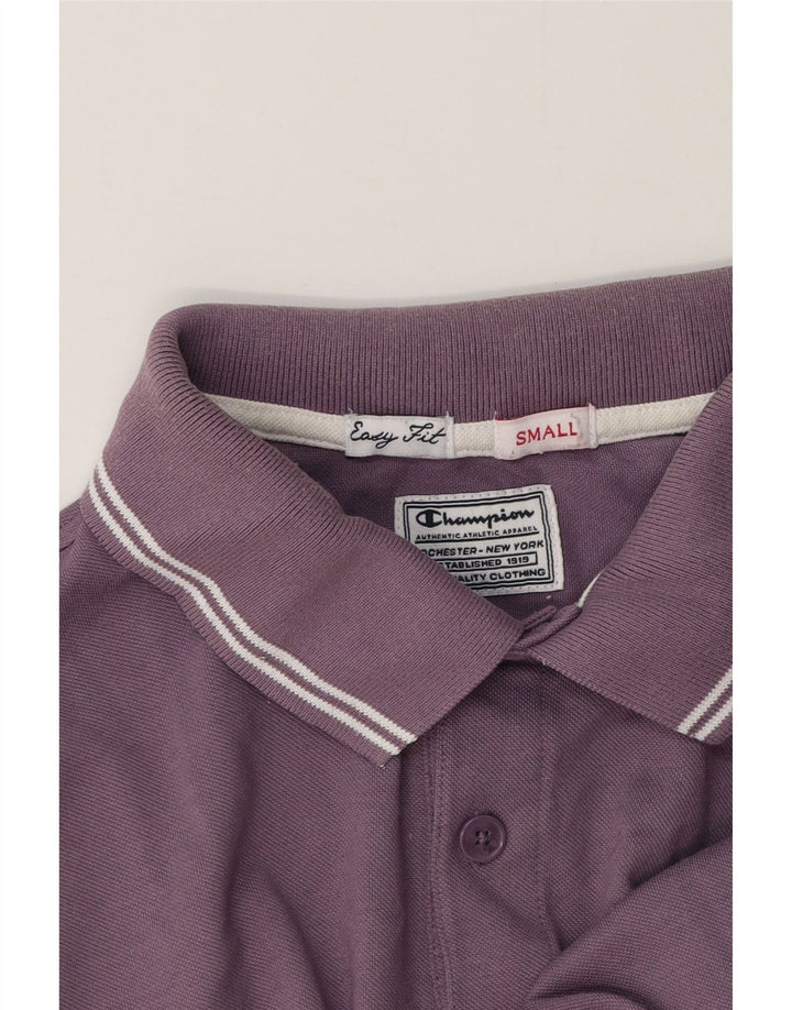 Champion Polo De Ajuste Fácil Para Hombre Pequeño Púrpura