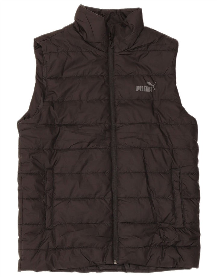 Puma Chaleco acolchado para hombre UK 36 Small Poliéster negro