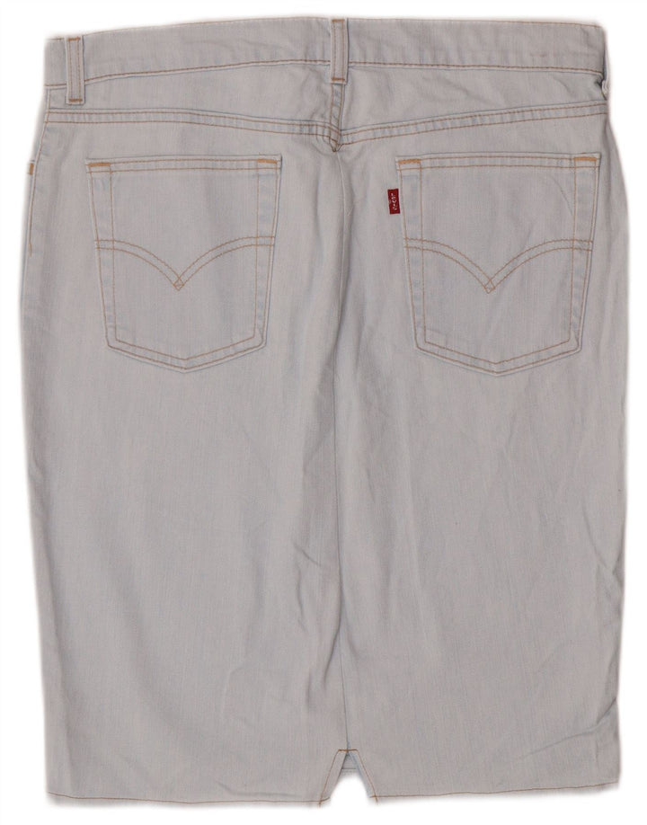 Falda Vaquera Levi's Mujer W32 Algodón Azul Grande