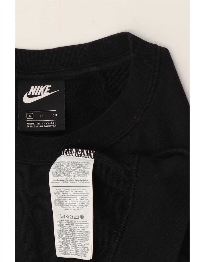 Nike - Sudadera extragrande para mujer, talla 10, talla pequeña, algodón negro