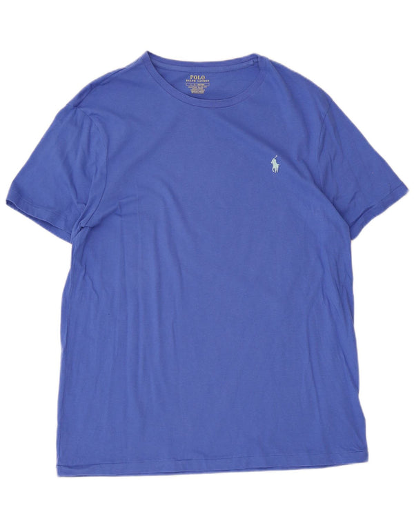 Polo Ralph Lauren - Camiseta ajustada personalizada para hombre, talla grande, algodón azul
