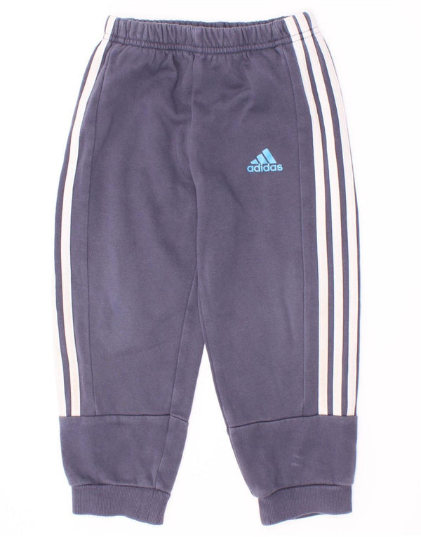 Adidas Pantalones de Chándal para niño Joggers 2-3 años Azul Marino Algodón