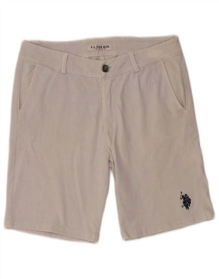 ASSN DE POLO DE EE. UU. Shorts chinos para hombre W32 Algodón blanco medio