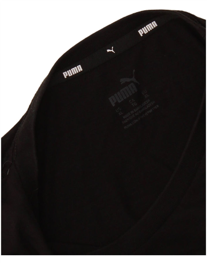 Puma Camiseta gráfica para hombre Top XL Negro