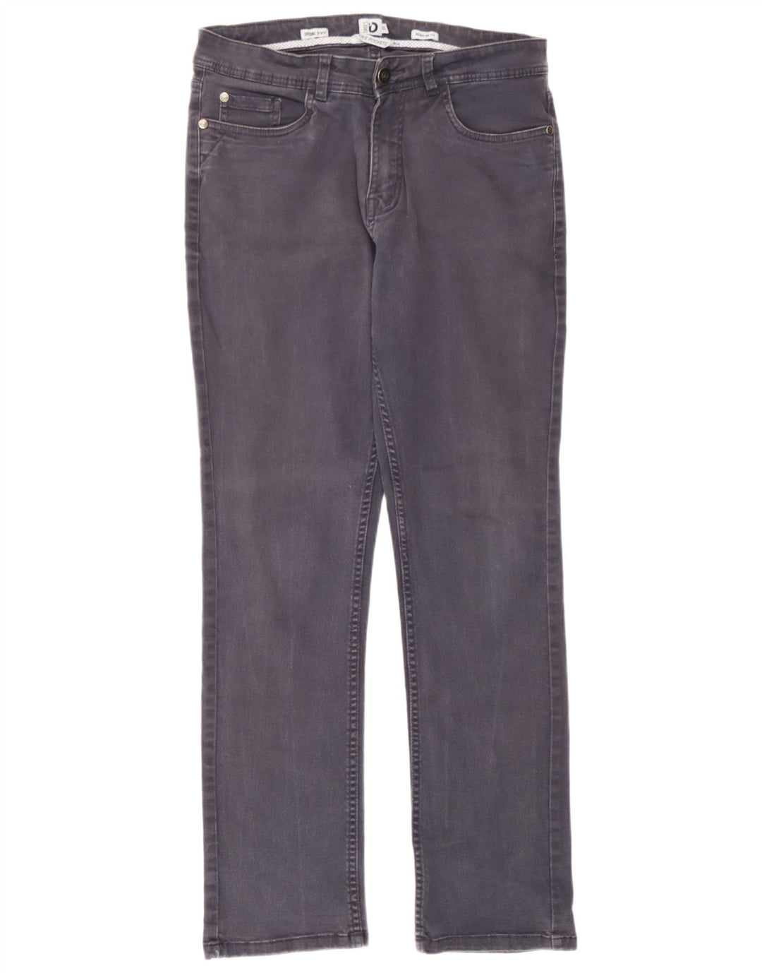 Dack's Jeans rectos de corte regular para mujer IT 46 Large W32 L30 Azul marino