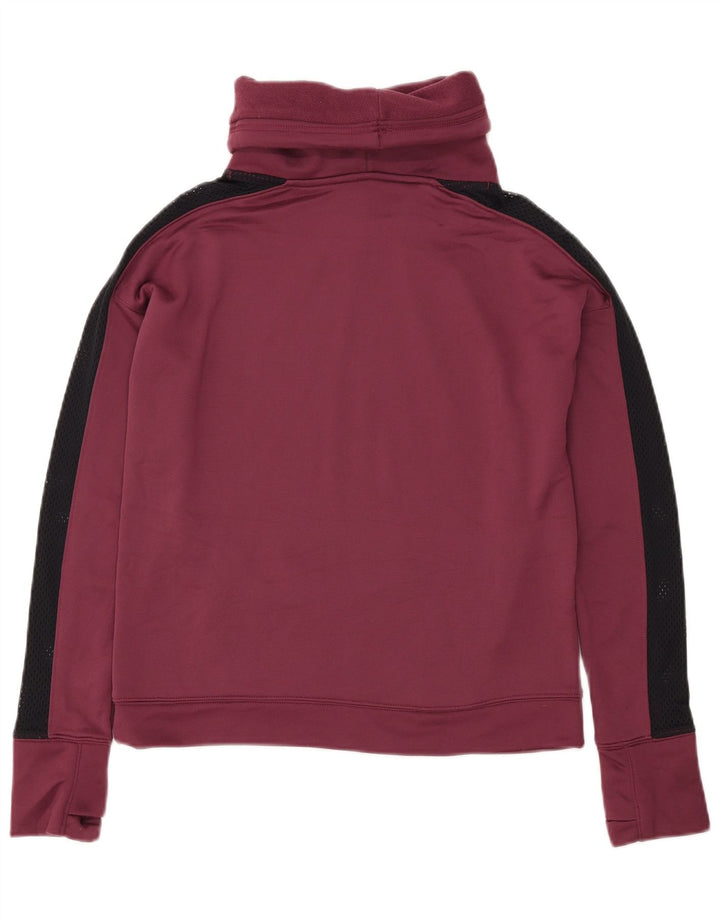 UNDER ARMOUR Sudadera extragrande para mujer, talla 10, color burdeos