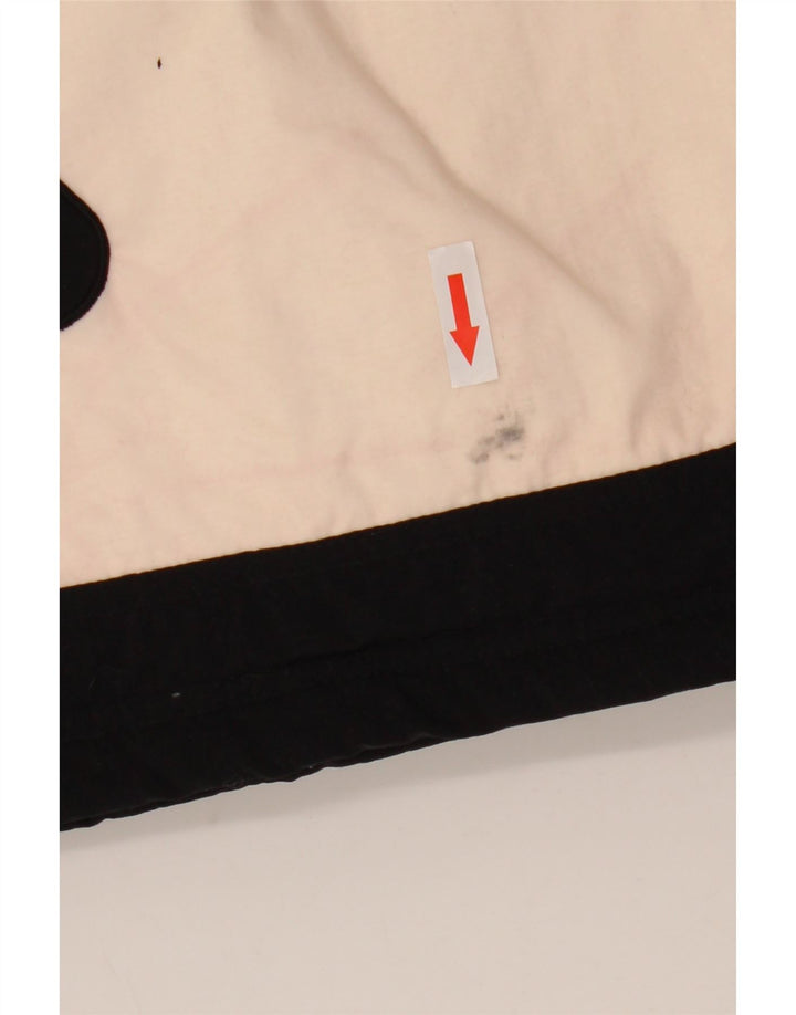 Fila Chaqueta acolchada gráfica para hombre UK 38 Medium Black Colourblock Nylon