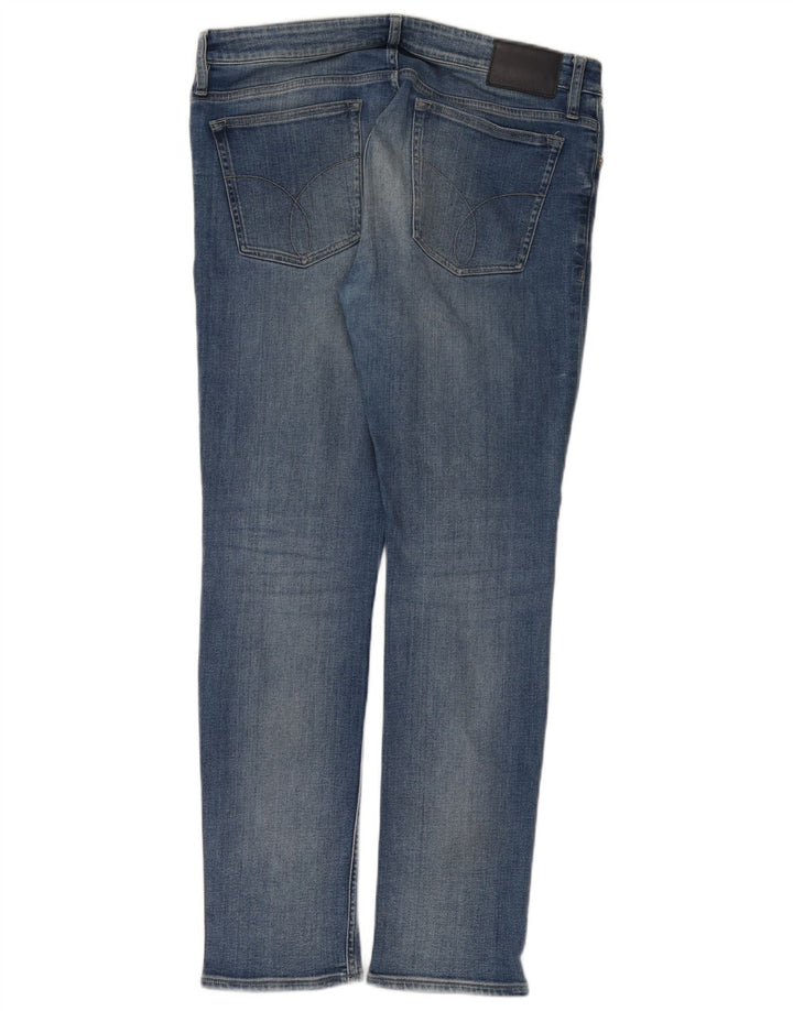 Calvin Klein Jeans ajustados para hombre W34 L32 Algodón azul