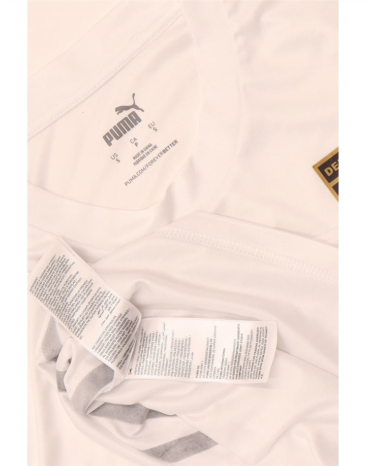 Puma Camiseta Deutshland Graphic para hombre Top Small White Colourblock Poliéster