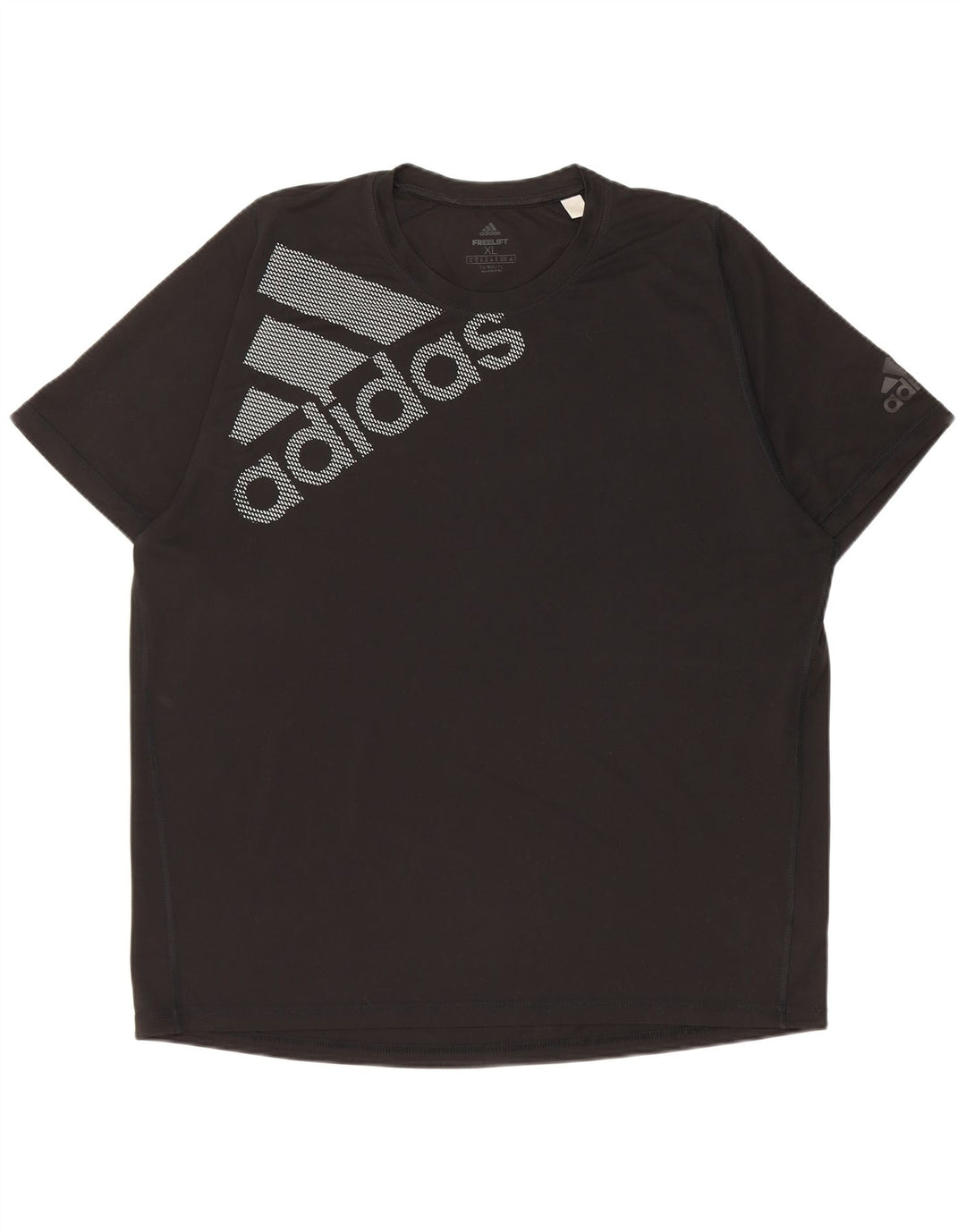 Adidas Mens Climalite Graphic Camiseta Top XL Negro Poliéster