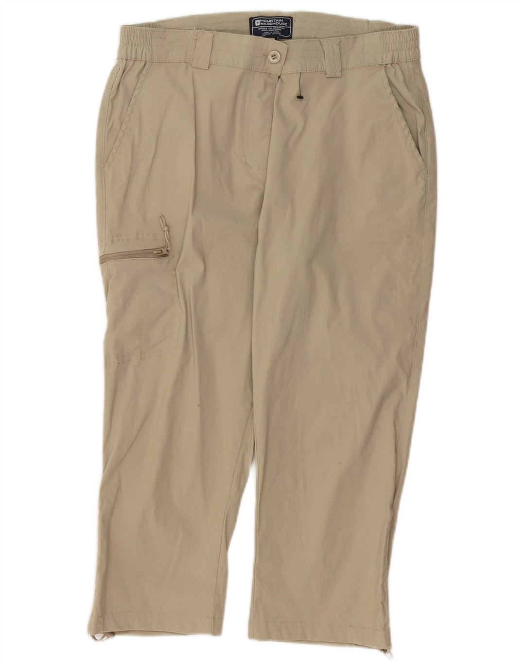 Pantalones capri cargo para mujer de Mountain Warehouse UK 40 Medium W30 L19 Beige