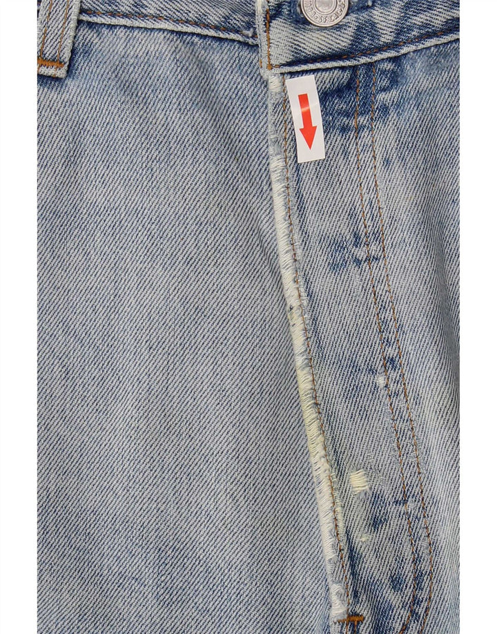 Levi's Jeans rectos desgastados 501 para hombre W36 L28 Algodón azul