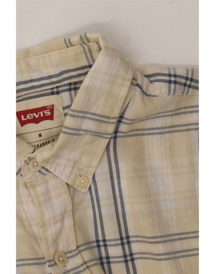 Camisa Levi's Hombre A Cuadros Amarillo Medio