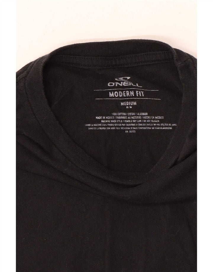 O'Neill Camiseta gráfica de ajuste moderno para hombre Top mediano de algodón negro