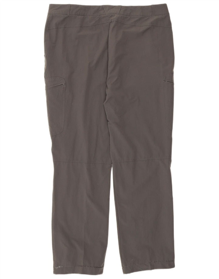 Rohan Pantalones cargo rectos para mujer UK 40 Large W36 L29 Poliamida gris