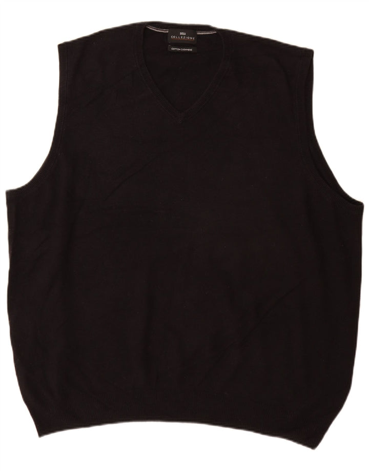 Marks & Spencer Camiseta sin mangas para hombre XL Algodón negro