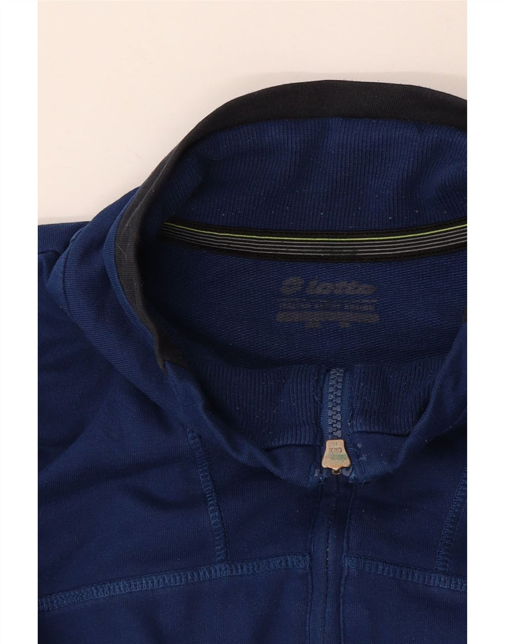 Lotto Hombre Chándal Top Chaqueta XL Azul Colorblock