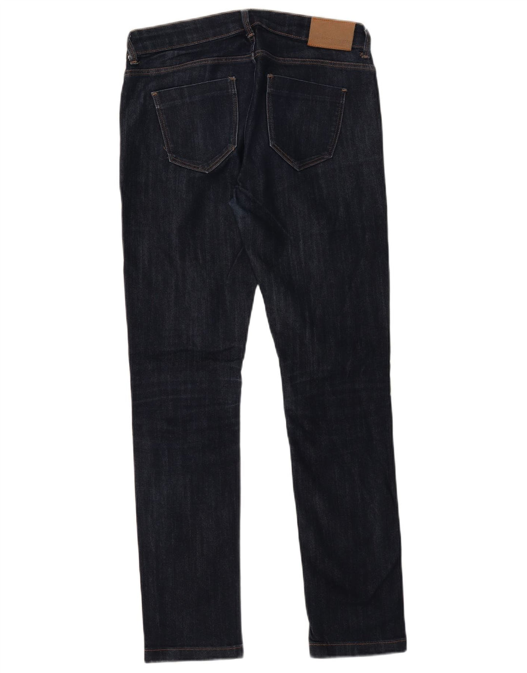 ZARA Vaqueros pitillo de tiro medio para mujer EU 40 Medium W30 L30 Azul marino