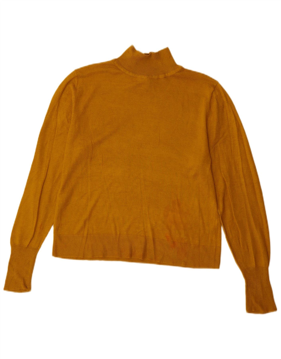 Zara Mujer Cuello Alto Jersey Jersey UK 10 Small Beige