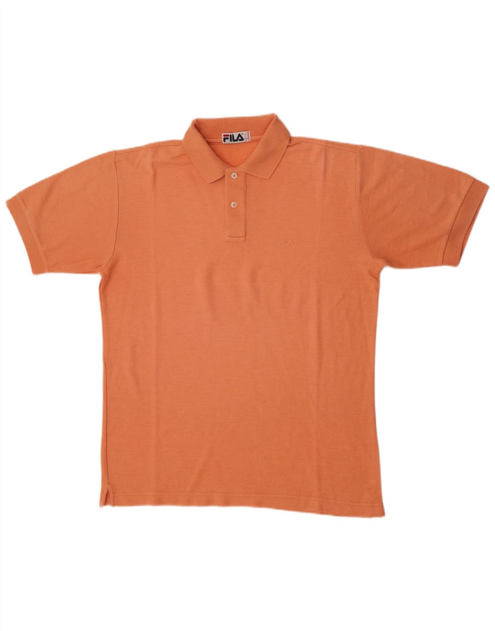 Polo Fila Hombre IT 48 Algodón Naranja Medio