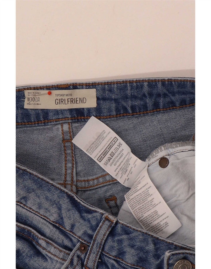 Shorts Vaqueros Mujer Topshop W30 Algodón Azul Medio