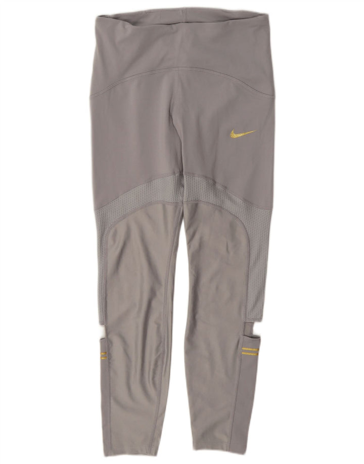 Nike Leggings Dri Fit para mujer UK 40 Poliéster gris medio