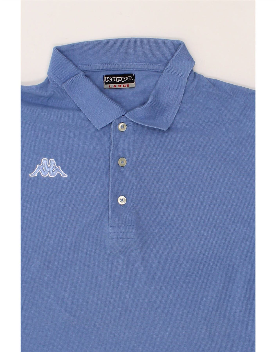 KAPPA Mens Polo Shirt Large Blue Cotton Vintage Kappa and Second-Hand Kappa from Messina Hembry 