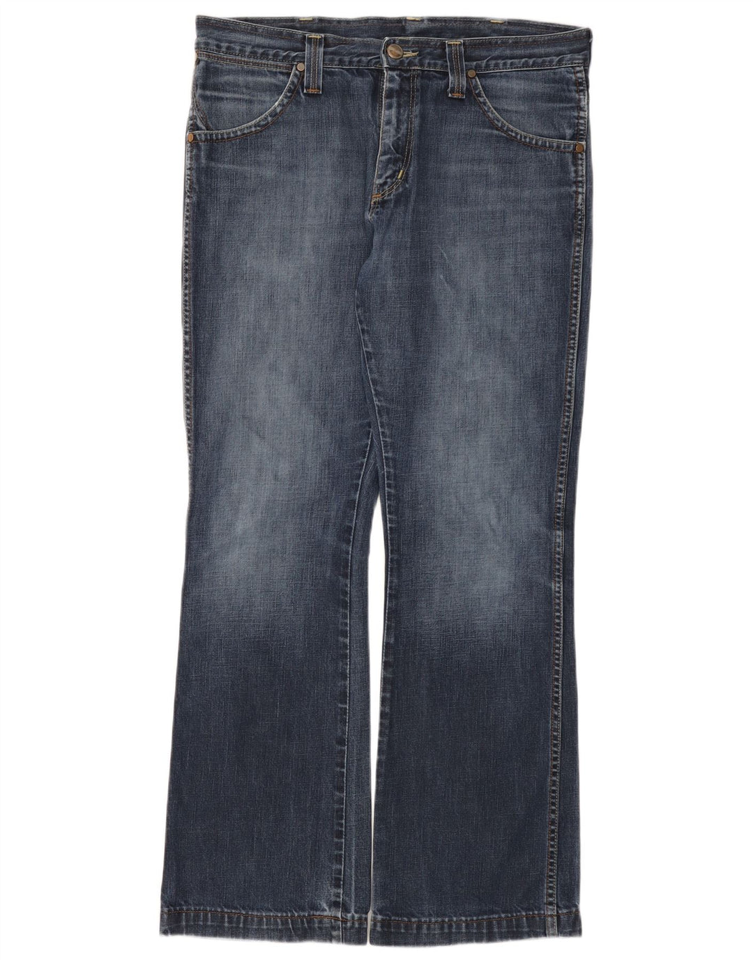 Wrangler Vaqueros Dayton Bootcut para hombre W34 L32 Algodón azul