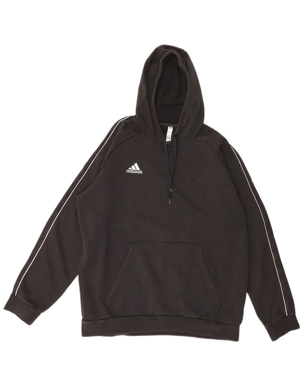 Adidas Hombre Sudadera con capucha Jumper XL Negro Algodón