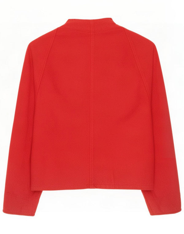 Chaqueta tipo blazer vintage con doble botonadura para mujer UK 44 Algodón rojo mediano