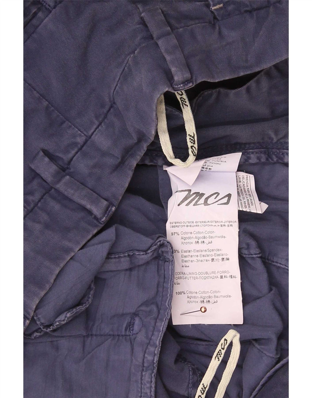 Marlboro Classics Pantalón chino para hombre EU 48 Medium W32 L34 Azul marino