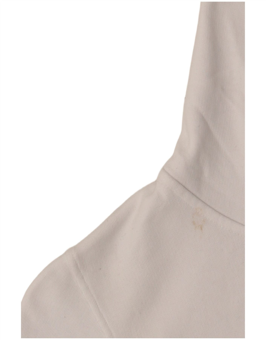 CALVIN KLEIN JEANS Suéter con capucha y cremallera gráfica para mujer UK 10 Small White