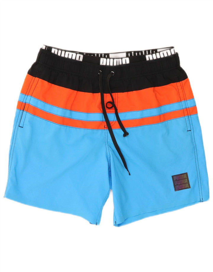 Bañador Puma Hombre Graphic Graphic Azul Medio Colorblock Poliéster