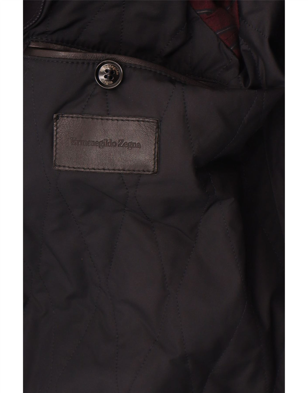 Ermenegildo Zegna Chaqueta tipo blazer de 2 botones para hombre IT 48 Medium Azul marino Classi