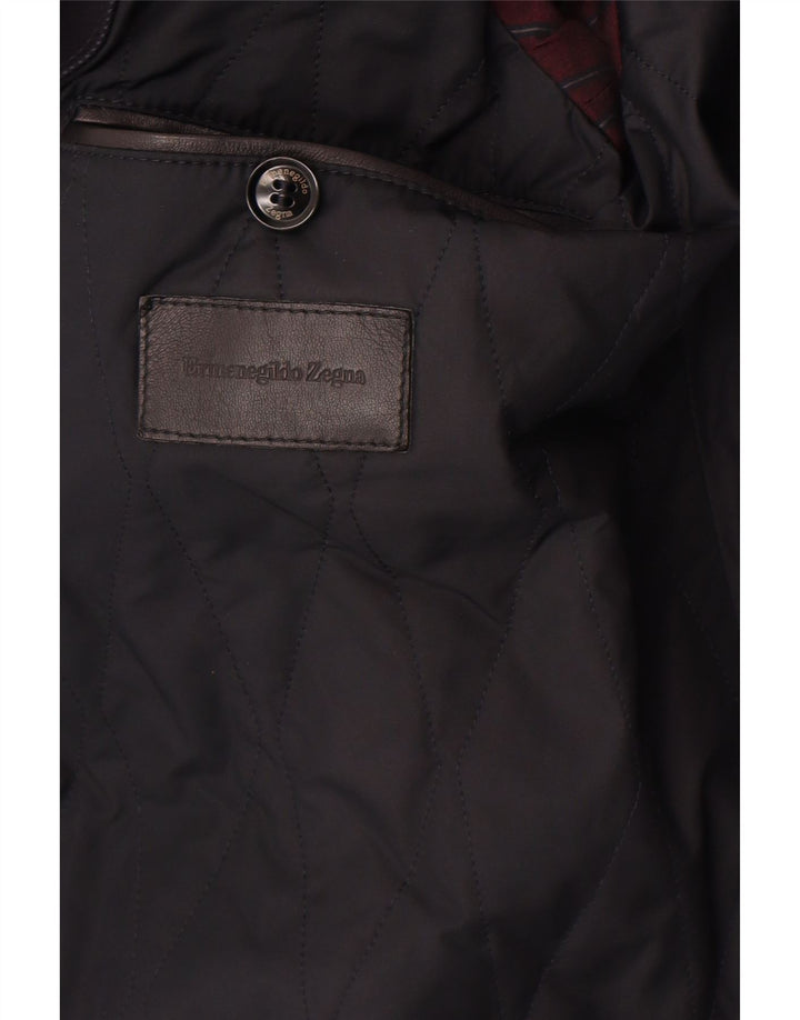 Ermenegildo Zegna Chaqueta tipo blazer de 2 botones para hombre IT 48 Medium Azul marino Classi