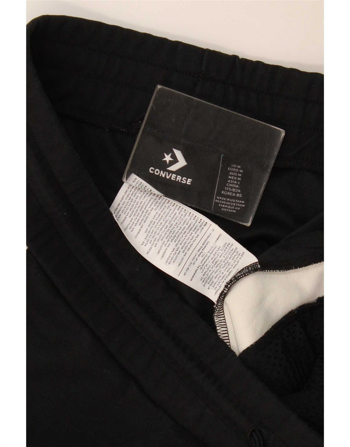 Converse Hombre Pantalones De Chándal Joggers Medium Negro Colorblock Poliéster