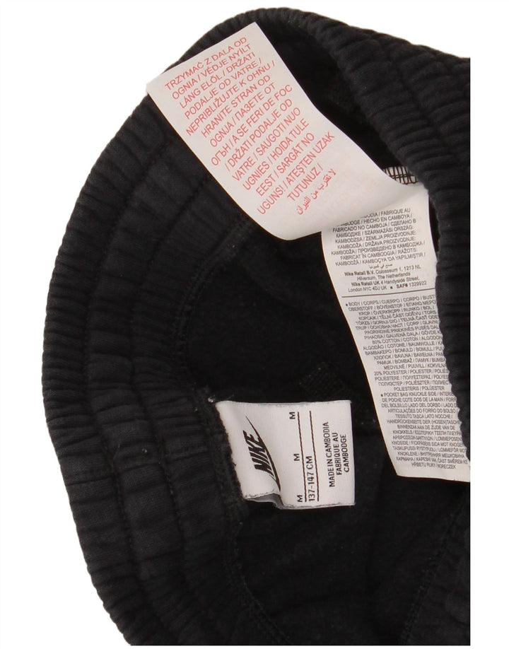 NIKE Pantalones cortos deportivos para niños 10-11 años Mediano Negro Algodón