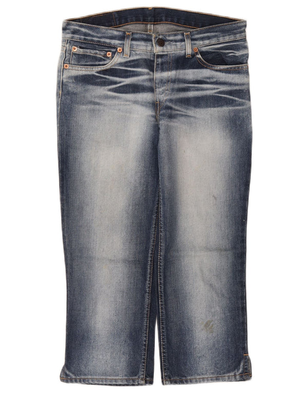 Levi's Capri Jeans Mujer W30 L22 Algodón Azul
