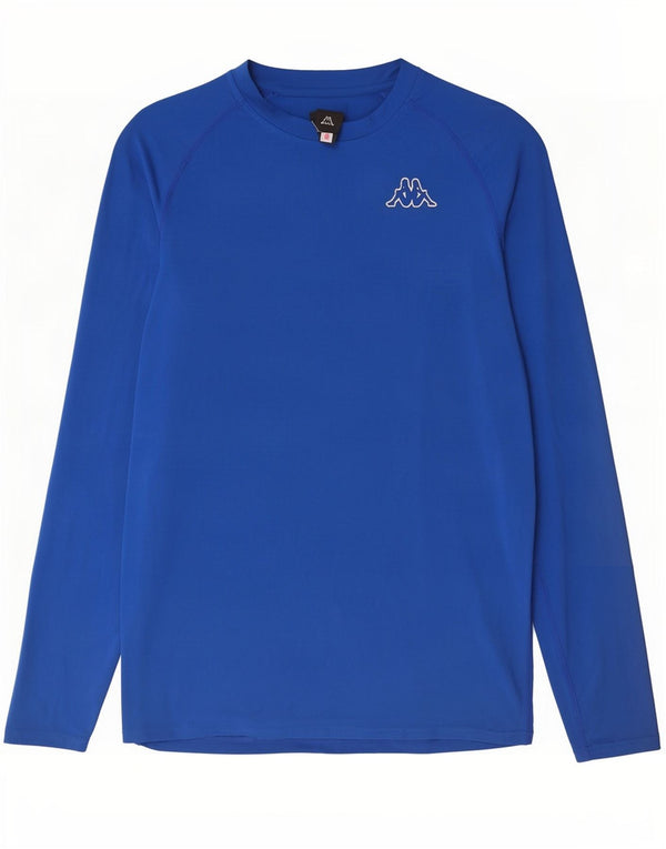 Kappa Hombre Camiseta Manga Larga XL Azul