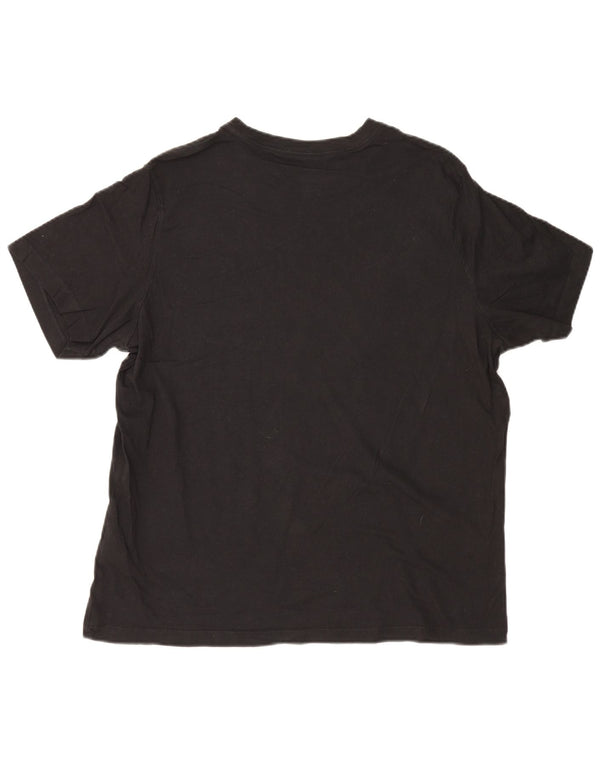 Camiseta Nike Hombre Top XL Algodón Negro