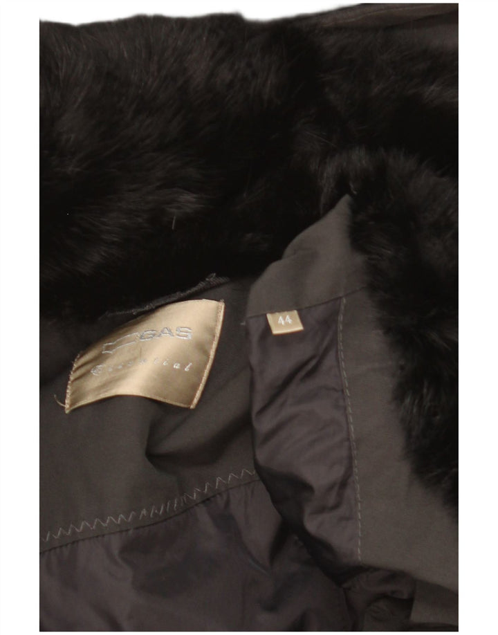 Abrigo acolchado con capucha para mujer Gas IT 44 Medium Black