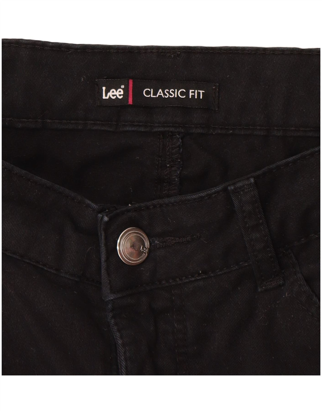 LEE Pantalones Capri de Corte Clásico para Mujer W32 L22 Negro