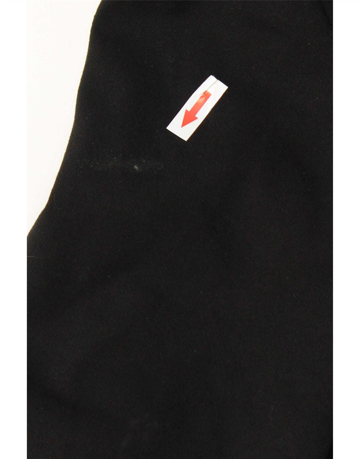 Zara Mujer Chaqueta Blazer Larga UK 10 Small Poliéster Negro