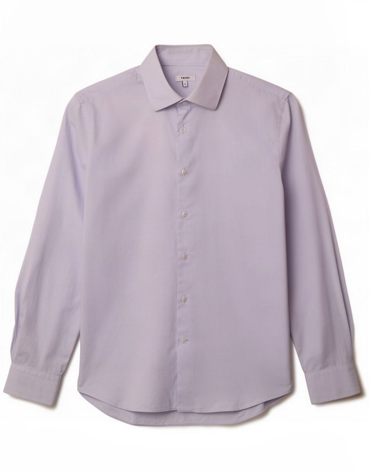 Camisa Reiss Hombre Grande Azul Algodón