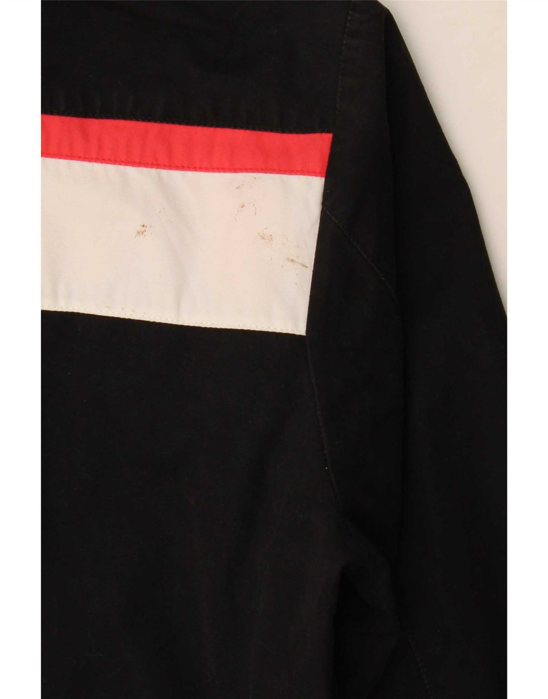 Bikkembergs Chaqueta bomber para mujer UK 44 Mediana Negro Colorblock Algodón